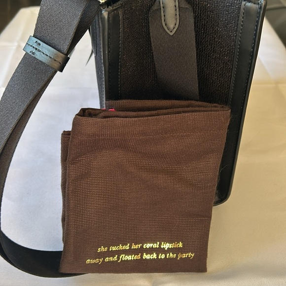 Kate Spade NWT Martini Beaded Embellished Bag Handles and Shoulder Strap Black - Picture 4 of 6